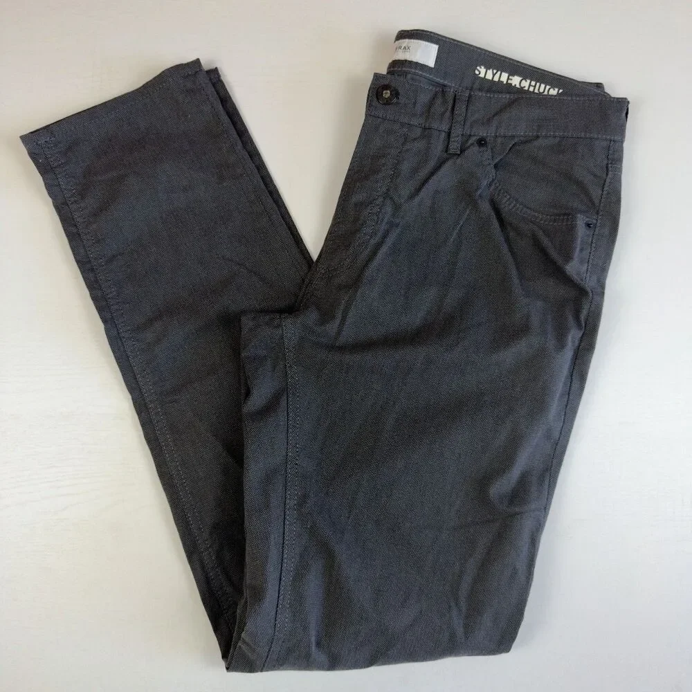 Brax Chuck Pants Stretch Mens 36W 34L Black Chino Straight Woo, Look